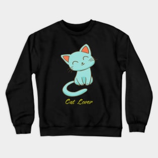 Cute cat lover Crewneck Sweatshirt